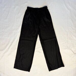 ASPESI Black Linen Pants